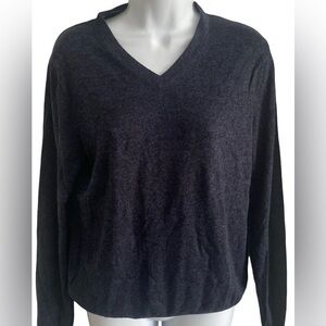 Banana Republic Luxury Blend VNeck Sweater - S blue ,silk cotton cashmere